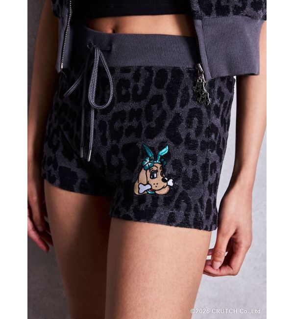 GYDA「GYDA&times;GALFY leopard pile マイクロショートパンツ」|その他|