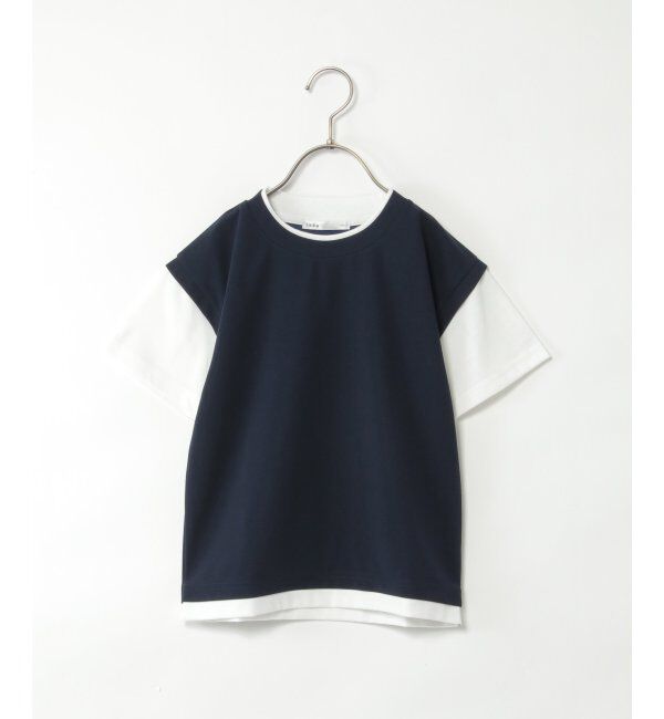 ikka kids「MKフェイクベストレイヤーTシャツ」|Tシャツ・カットソー|