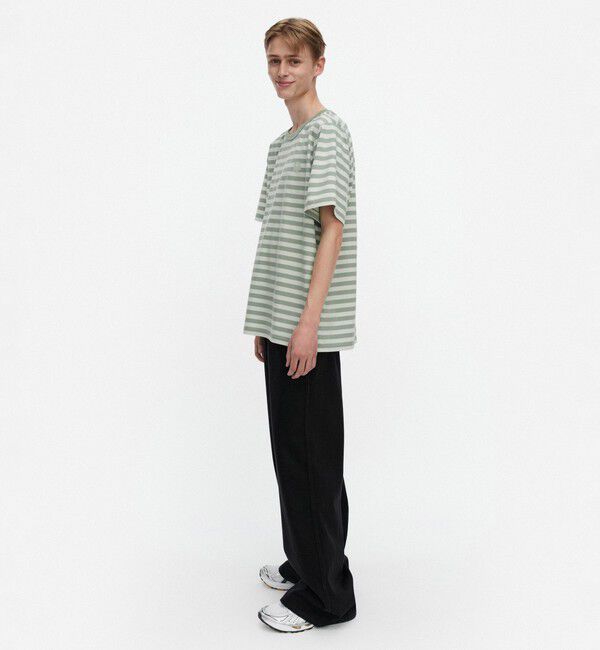 Marimekko「Tasaraita Unisex Unikko Tシャツ」|シャツ・ブラウス|