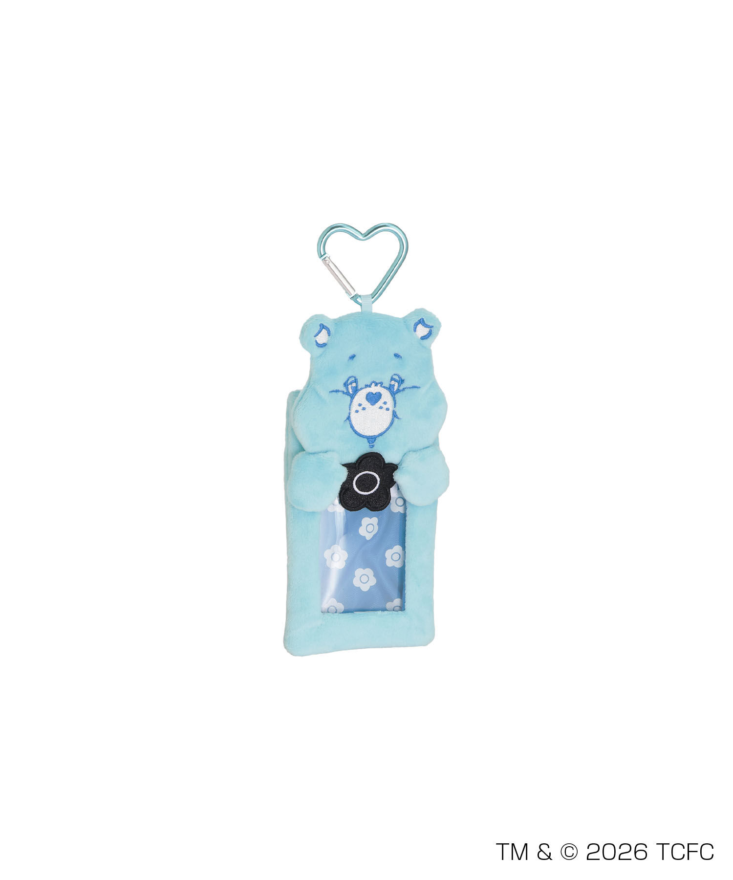 MARY QUANT「Care Bears(TM) シングルパスケース」|定期入れ|ブルー／Bedtime Bear