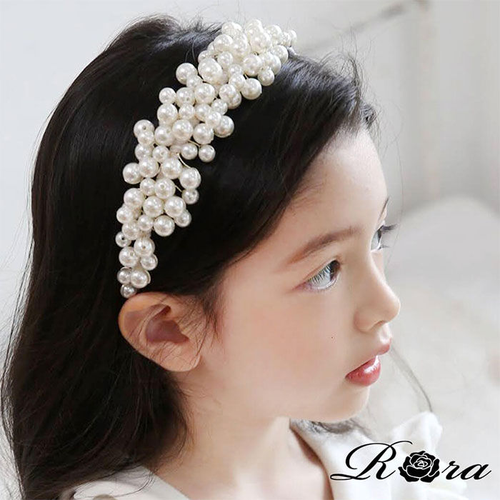 BACKYARD FAMILY「Rora カチューシャ キッズ 通販 エルシエ ヘッドドレス 髪飾り ヘアバンド パール 大きい」|その他|