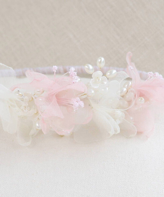 BACKYARD FAMILY「Rora カチューシャ キッズ 通販 ウェディング ヘッドドレス 髪飾り ヘアバンド 花 フラワー」|その他|