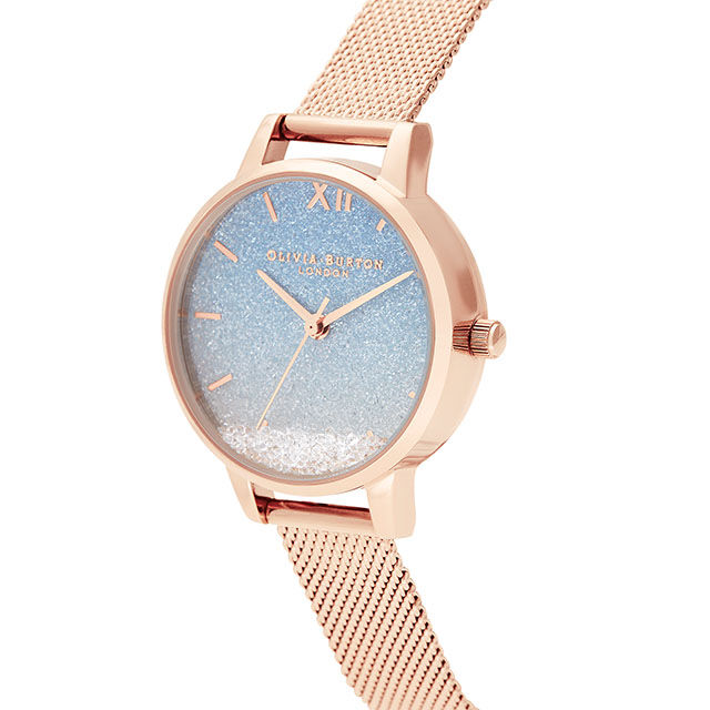 OLIVIA BURTON 「〈OLIVIA BURTON(ｵﾘﾋﾞｱﾊﾞｰﾄﾝ)〉ｱﾝﾀﾞｰｻﾞｼｰ 30mm ｳｨｯｼﾝｸﾞｳｪｰﾌﾞﾛｰｽﾞｺﾞｰﾙﾄﾞﾒｯｼｭ」|腕時計|