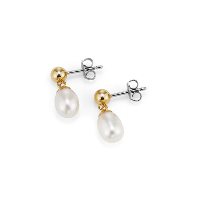 OLIVIA BURTON 「〈OLIVIA BURTON(ｵﾘﾋﾞｱﾊﾞｰﾄﾝ)〉ﾄﾚﾝﾄﾞ ﾊﾞｲｻﾞｼｰ ﾊﾟｰﾙ ﾋﾞｰｽﾞ ｺﾞｰﾙﾄﾞ ﾄﾞﾛｯﾌﾟﾋﾟｱｽ」|ピアス|