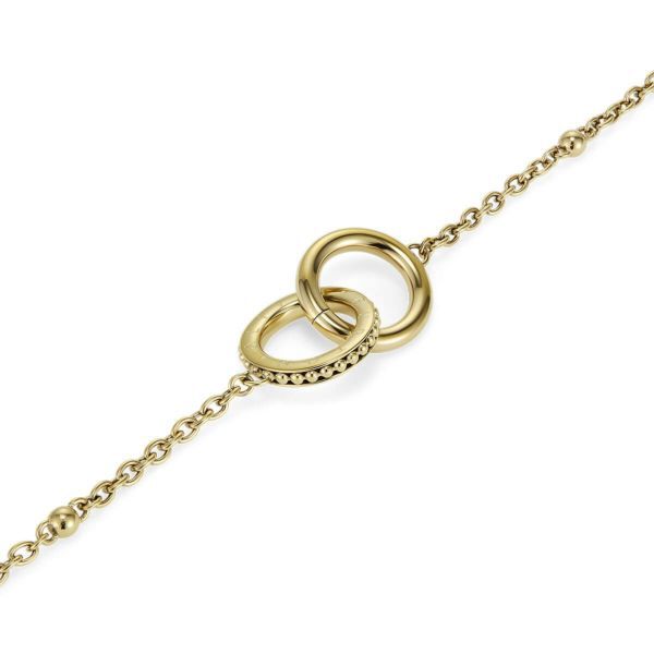 OLIVIA BURTON 「〈OLIVIA BURTON(ｵﾘﾋﾞｱﾊﾞｰﾄﾝ)〉ｸﾗｼｯｸ ｱﾐﾃｨ ｲﾝﾀｰﾛｯｸ ｺﾞｰﾙﾄﾞﾌﾞﾚｽﾚｯﾄ」|ブレスレット・バングル|