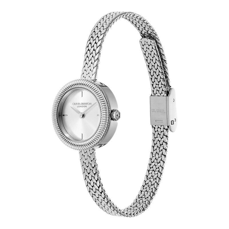 OLIVIA BURTON 「〈OLIVIA BURTON(ｵﾘﾋﾞｱﾊﾞｰﾄﾝ)〉ｸﾗｼｯｸ 20mm ﾌｧｲﾝﾘｰｼﾙﾊﾞｰﾒｯｼｭ」|腕時計|