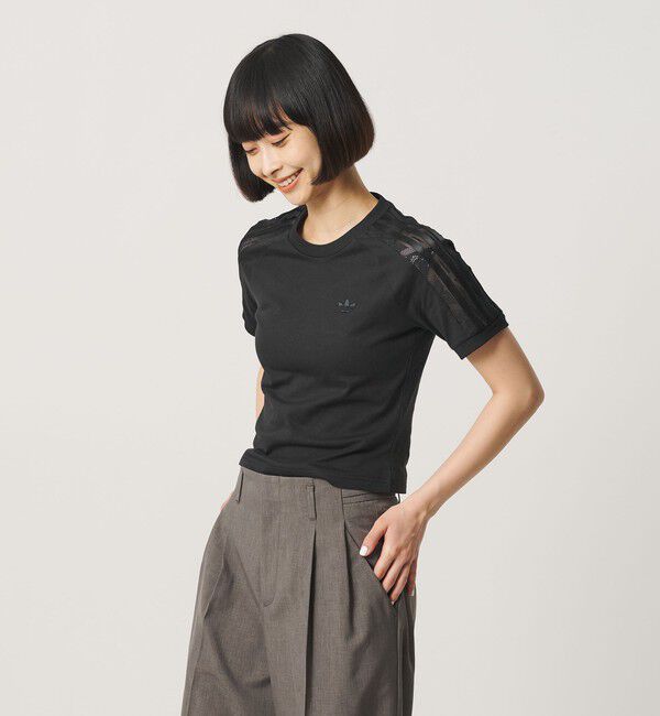 BEAUTY&YOUTH UNITED ARROWS「＜adidas Originals＞CALI ショートスリーブ Tシャツ」|Tシャツ・カットソー|BLACK