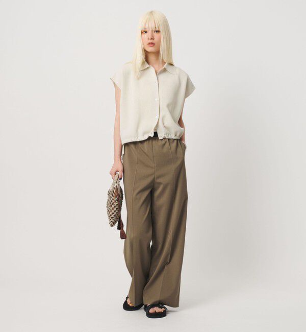 BEAUTY&YOUTH UNITED ARROWS「ヘムドローストリング シャツカーディガン ウォッシャブル」|ニット・セーター|