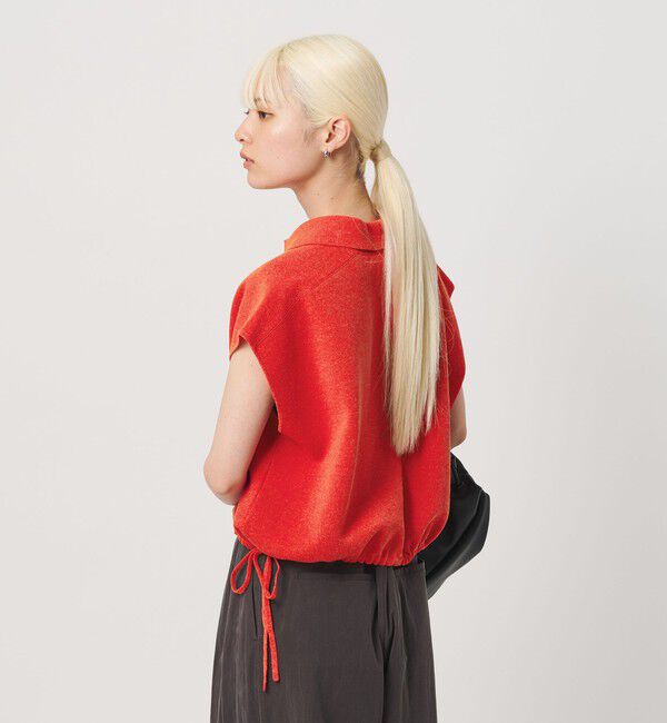 BEAUTY&YOUTH UNITED ARROWS「ヘムドローストリング シャツカーディガン ウォッシャブル」|ニット・セーター|