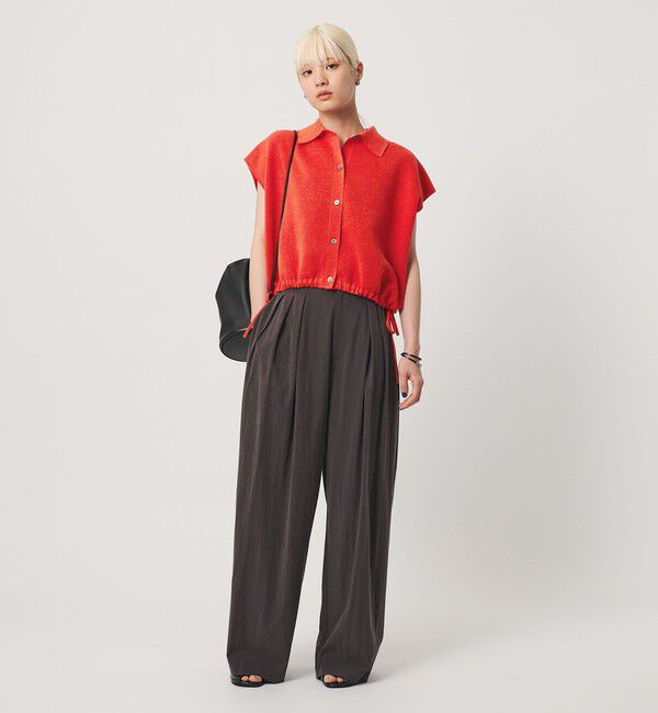 BEAUTY&YOUTH UNITED ARROWS「ヘムドローストリング シャツカーディガン ウォッシャブル」|ニット・セーター|