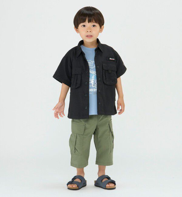 SHIPS Colors 「FIRST DOWN:〈撥水・洗濯機可能〉アウトドア ボックス シャツ(100~150cm)」|シャツ・ブラウス|