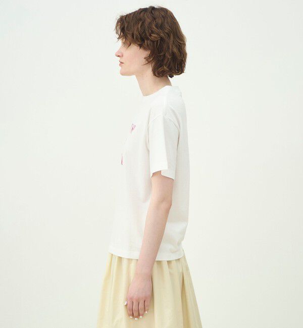 MACPHEE「【一部追加予約】コットンロゴプリント Tシャツ」|Tシャツ・カットソー|