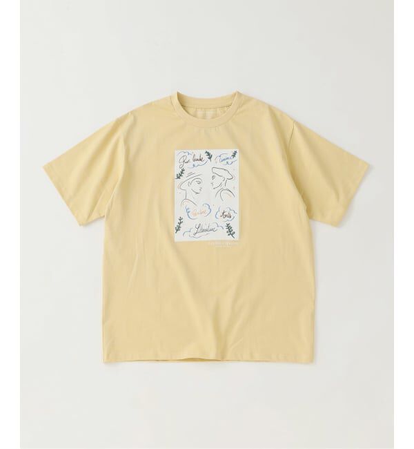 EDIFICE「《予約》LES DEUX MAGOTS (ドゥマゴ)  アートTシャツ」|Tシャツ・カットソー|