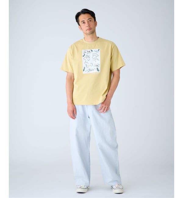 EDIFICE「《予約》LES DEUX MAGOTS (ドゥマゴ)  アートTシャツ」|Tシャツ・カットソー|