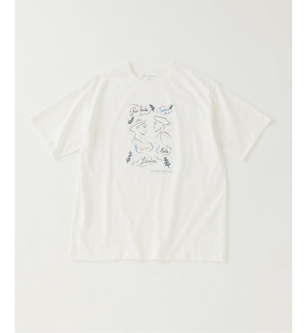 EDIFICE「《予約》LES DEUX MAGOTS (ドゥマゴ)  アートTシャツ」|Tシャツ・カットソー|