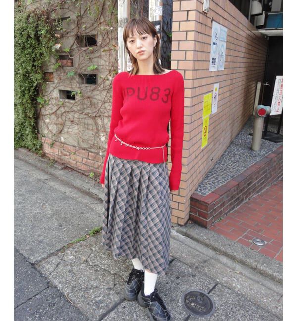 Oriens JOURNAL STANDARD「IPU83 ロゴニット」|ニット・セーター|