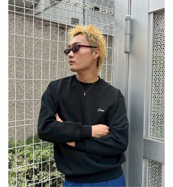 Oriens JOURNAL STANDARD「【Dime/ダイム】 CURSIVE SMALL LOGO CREWNECK」|スウェット・ジャージ|
