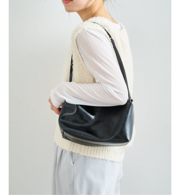 U by SPICK&SPAN「【LOW CLASSIC / ロウクラシック】Lc LEATHER CARAMEL BOX BAG」|ショルダー・メッセンジャー|