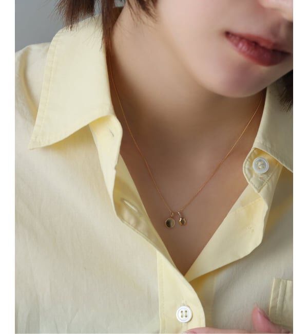 Lilas by Spick&Span「シングルキヘイ45cmスライドネックレス K18」|ネックレス|