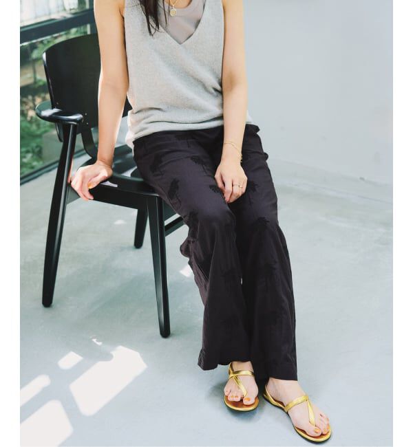 FRAMeWORK「COUTURE D`ADAM/クチュールドアダム parm tree embroidery パンツ」|その他|