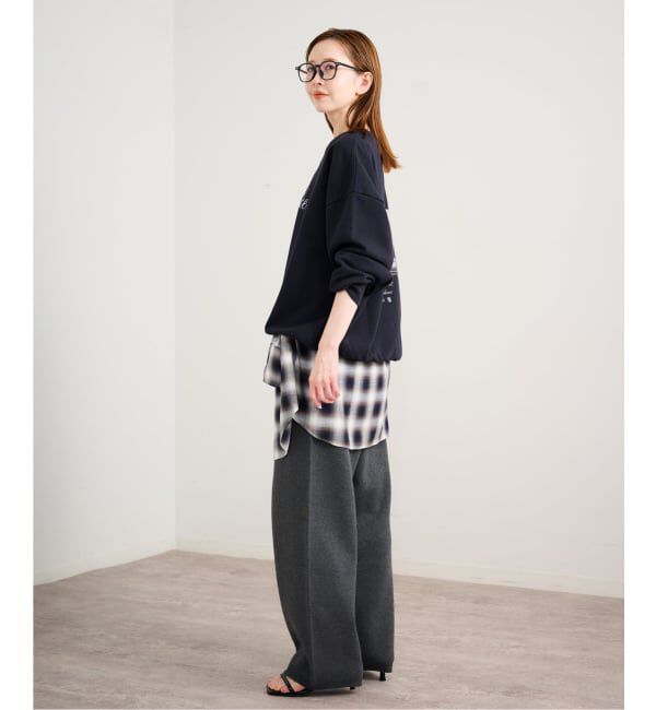 U by SPICK&SPAN「《予約》スウェットライクニットパンツ」|その他|