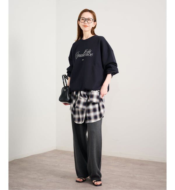 U by SPICK&SPAN「《予約》スウェットライクニットパンツ」|その他|