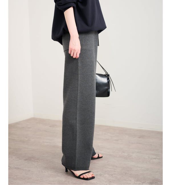 U by SPICK&SPAN「《予約》スウェットライクニットパンツ」|その他|
