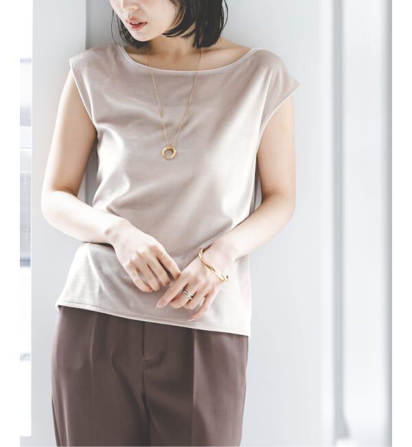 NOBLE「《予約》ベロア2WAYタンク」|Tシャツ・カットソー|