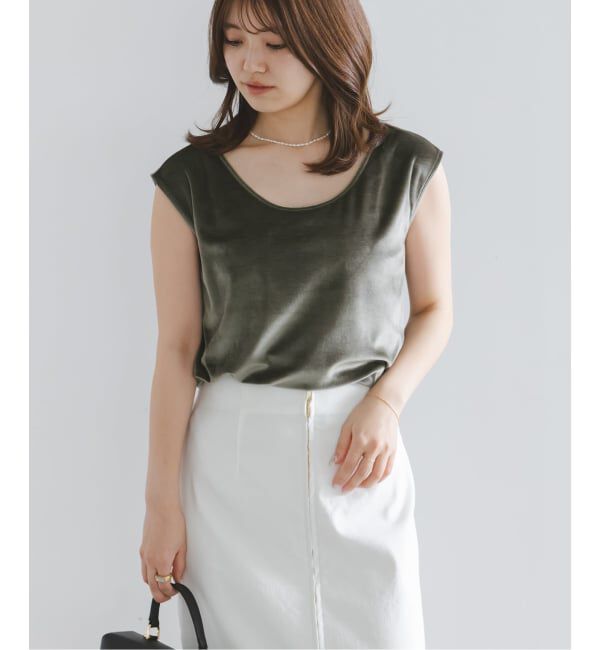 NOBLE「《予約》ベロア2WAYタンク」|Tシャツ・カットソー|
