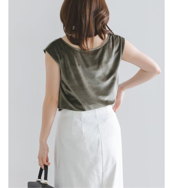 NOBLE「《予約》ベロア2WAYタンク」|Tシャツ・カットソー|
