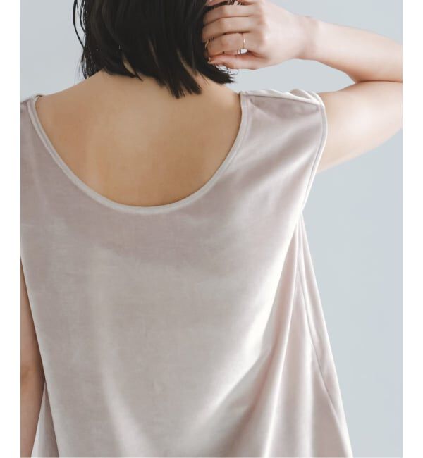 NOBLE「《予約》ベロア2WAYタンク」|Tシャツ・カットソー|