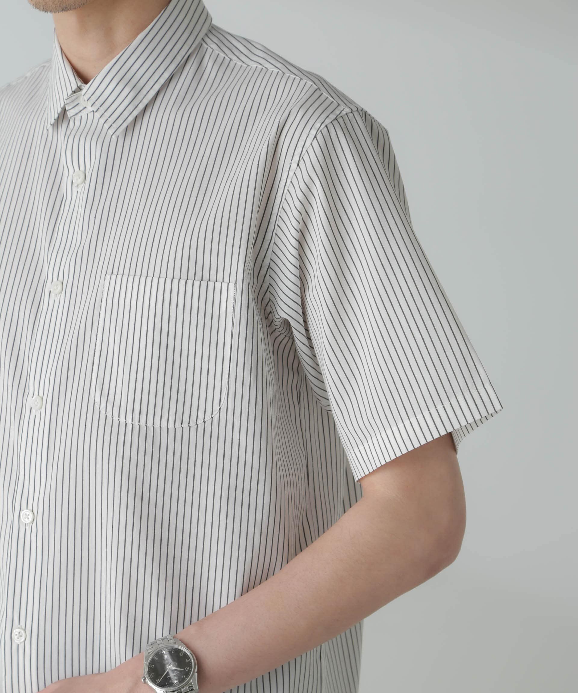 nano･universe「「ICE FLOW LINEN」バリエーションシャツ 半袖」|シャツ・ブラウス|