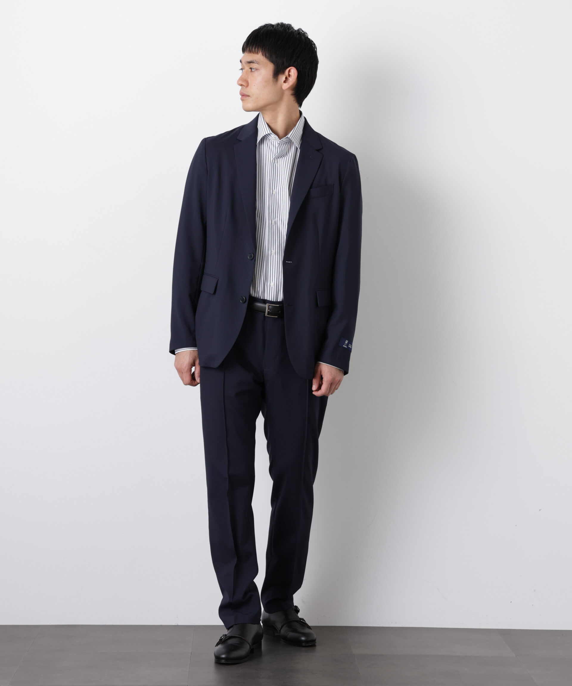 nano･universe「｢DamerinoSelect｣JAPANfabricウールストレッチパンツ（セットアップ可）」|スーツ|