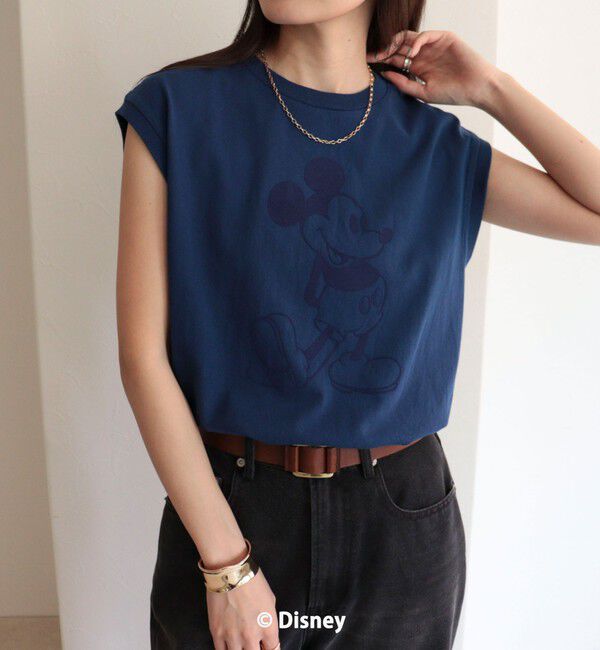 fredy emue「【GOOD ROCK SPEED】MICKEYノースリーブTシャツ」|Tシャツ・カットソー|ネイビー