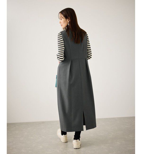Rope&rsquo;Picnic「キーネックジャンパースカート」|ワンピース|