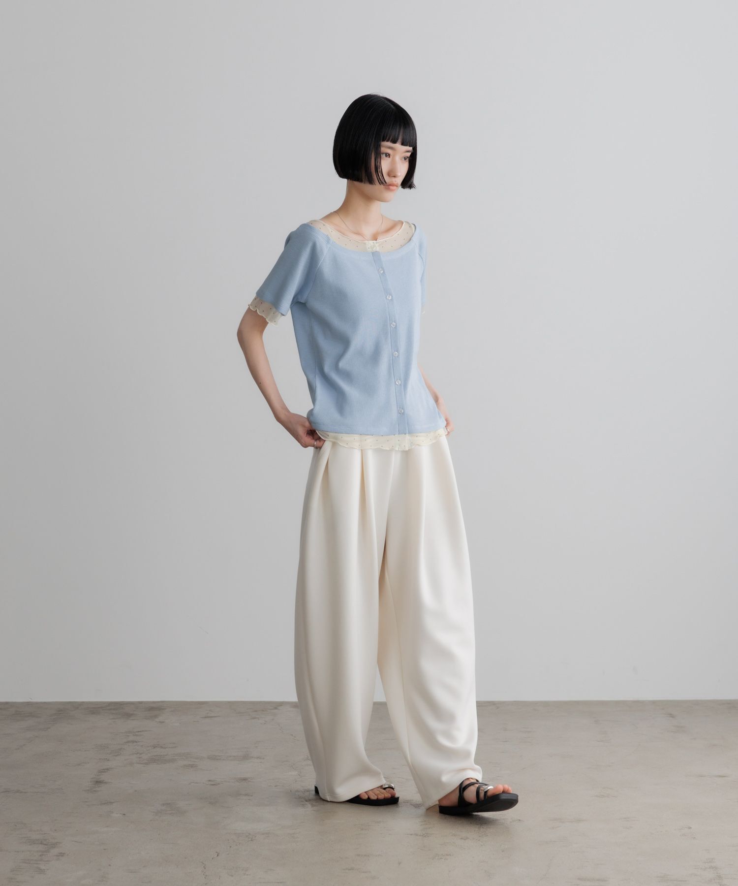 LOWRYS FARM「２ＷＡＹレイヤードＳＳ」|Tシャツ・カットソー|