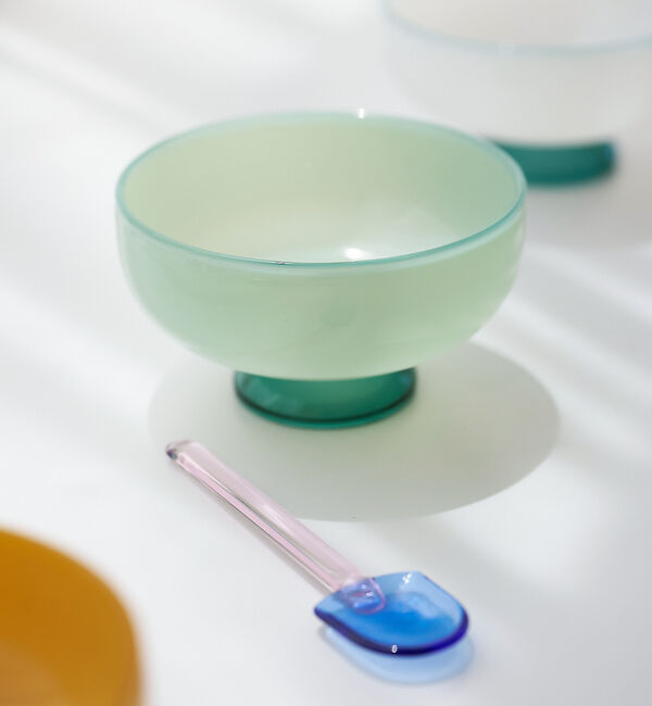 collex「【amabro/アマブロ】SNOW BOWL  デザートボウル ミルクガラス 耐」|食器・キッチングッズ|グリーン系その他1