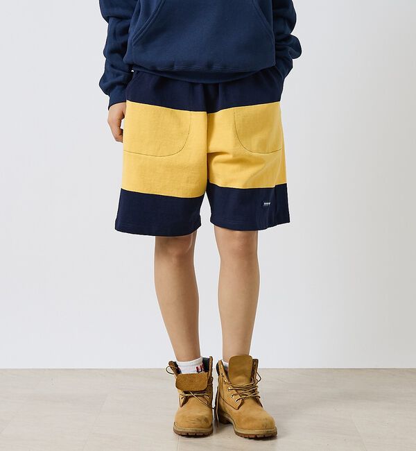 ABAHOUSE「【BARBARIAN / バーバリアン】knit short pants/ヘビー」|その他|イエロー系その他1