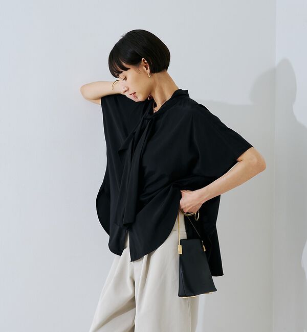 Rouge vif「ボウタイドルマンブラウス【予約】」|シャツ・ブラウス|