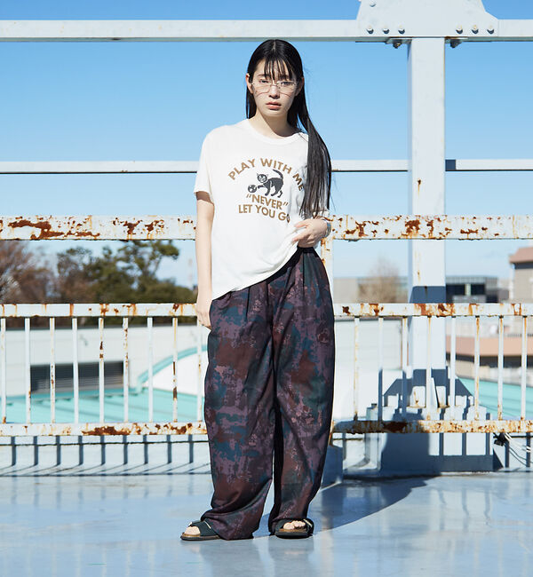 NOMINE「【RUSSELL/ラッセル別注】 CAT/猫 モチーフ Tシャツ」|Tシャツ・カットソー|