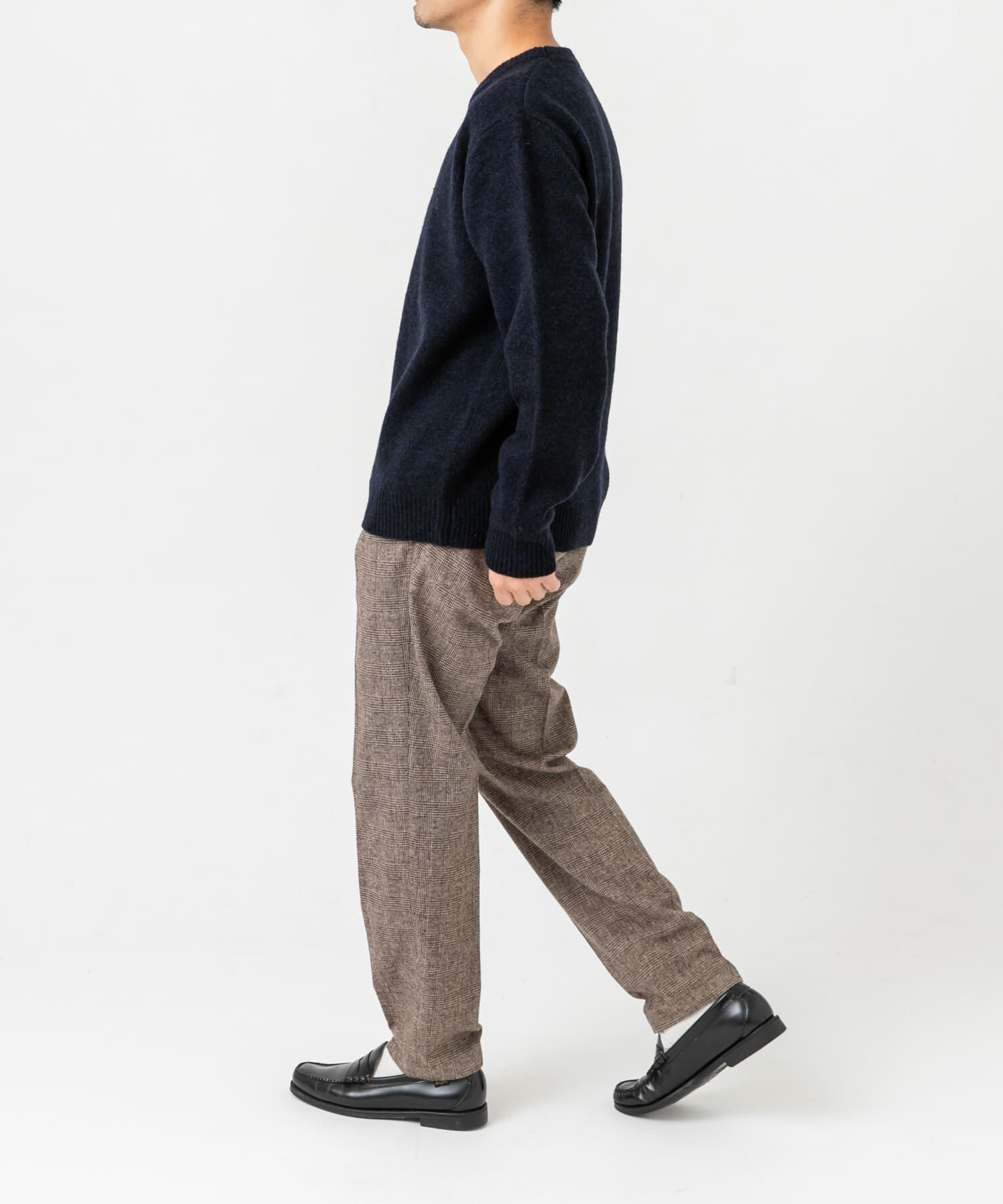 URBAN RESEARCH ROSSO「『XLサイズあり』シェットランドウールクルーネックニット」|ニット・セーター|
