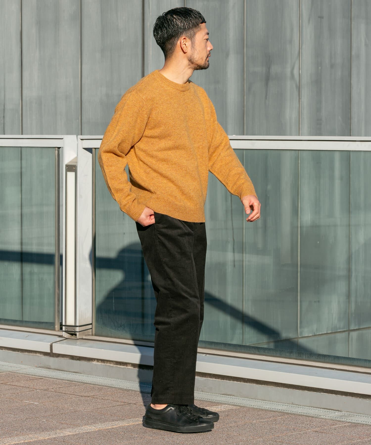 URBAN RESEARCH ROSSO「『XLサイズあり』シェットランドウールクルーネックニット」|ニット・セーター|