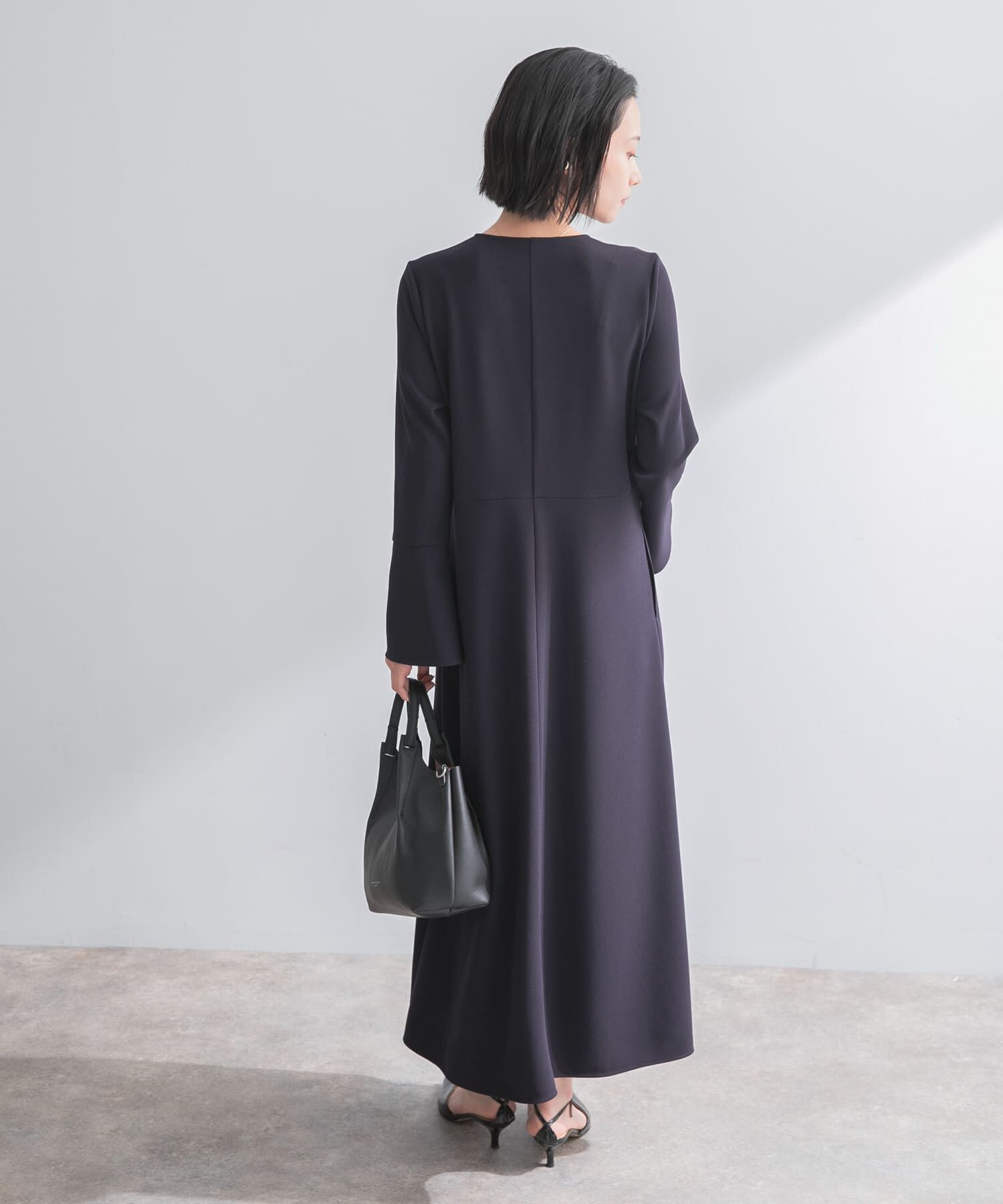 URBAN RESEARCH ROSSO「ストレッチジョーゼットワンピース」|ワンピース|