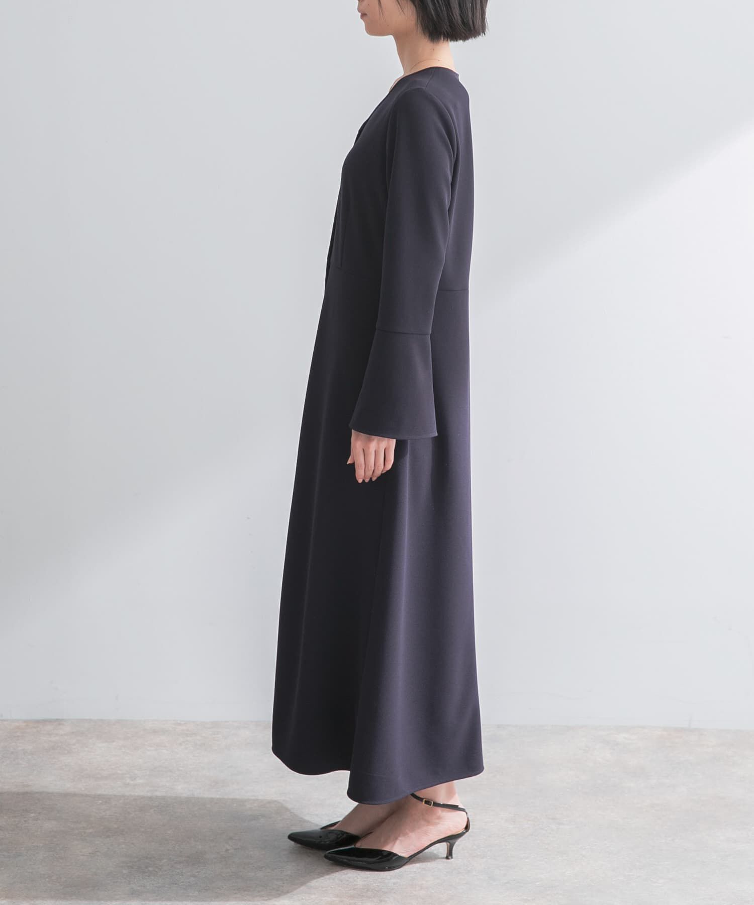 URBAN RESEARCH ROSSO「ストレッチジョーゼットワンピース」|ワンピース|