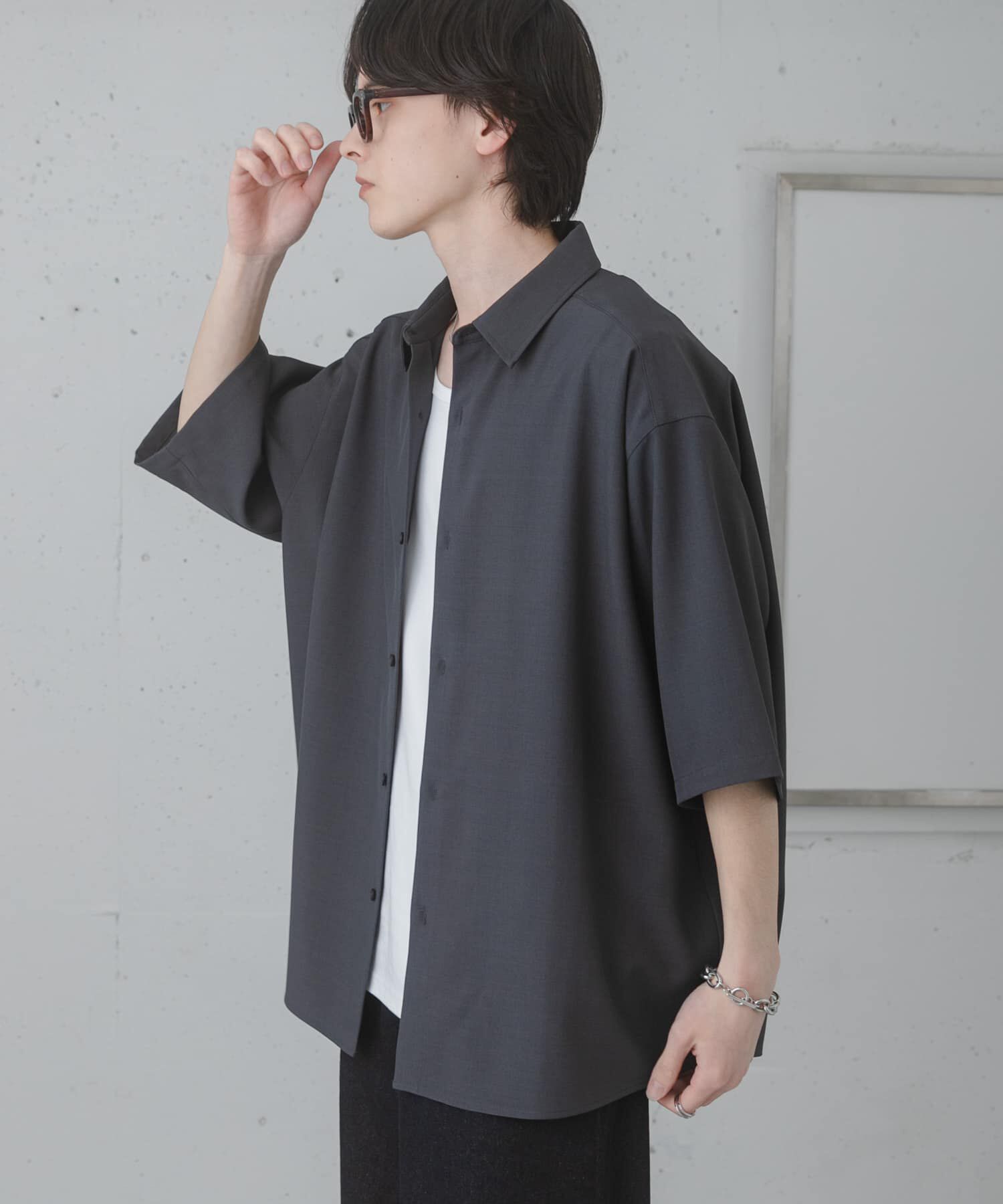 SENSE OF PLACE by URBAN RESEARCH「エクストラルーズショートスリーブシャツ」|シャツ・ブラウス|