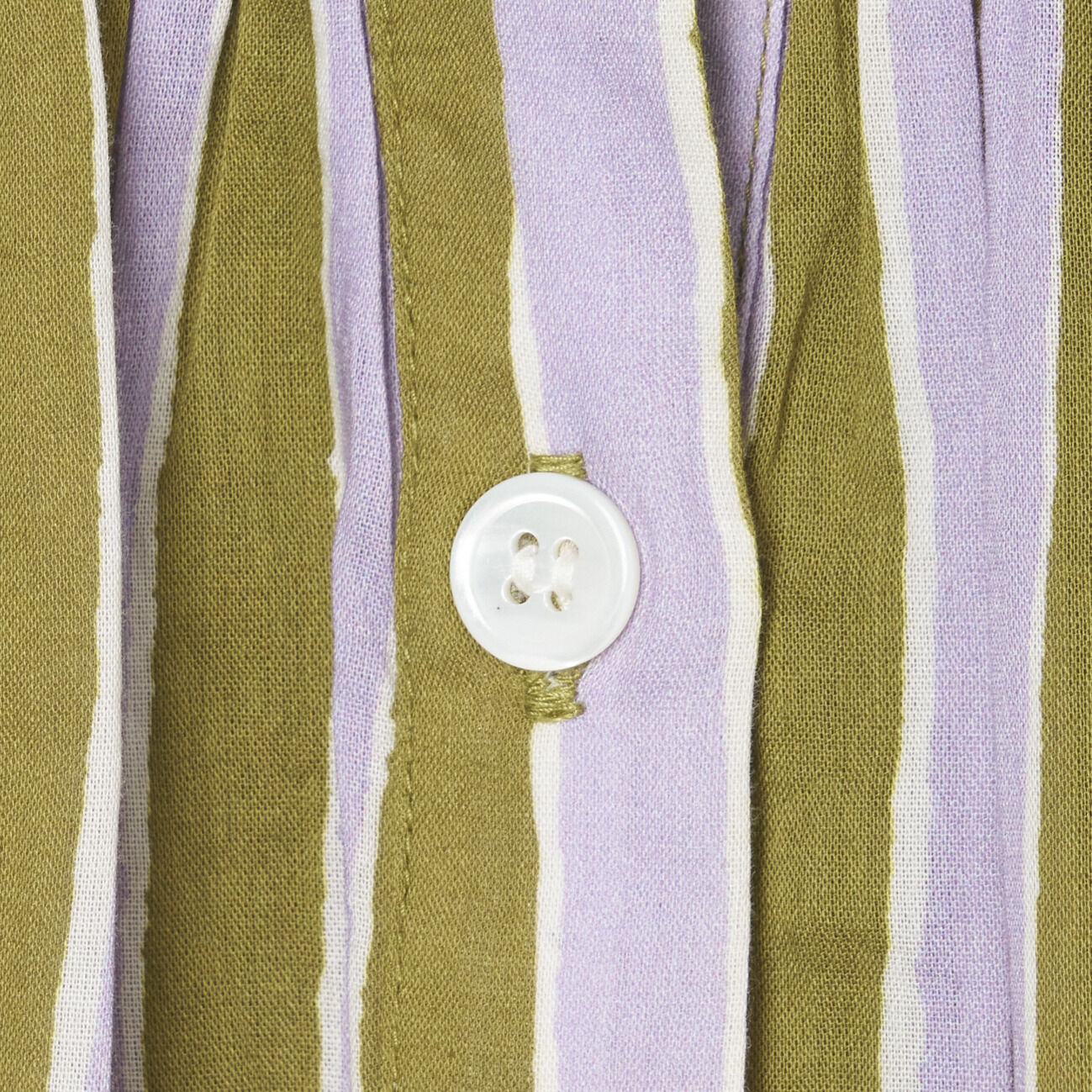  「SARA MALLIKA COTTON WAVE STRIPE KAFTAN」|ワンピース|