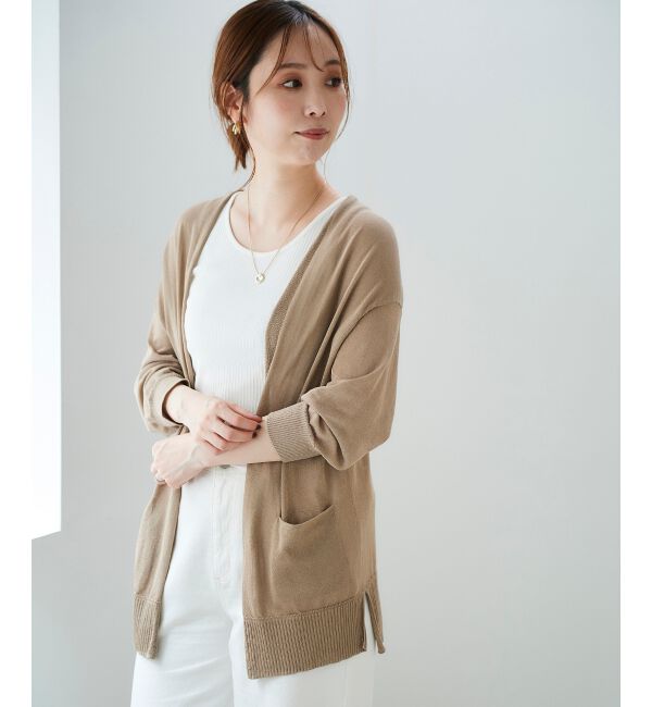 le.coeur blanc「カシリーレーヨンカーディガン」|ニット・セーター|