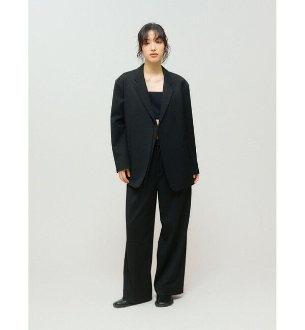 MIDIUMISOLID「MIDIUMISOLID for Ladies ストレートスラックス」|スラックス|