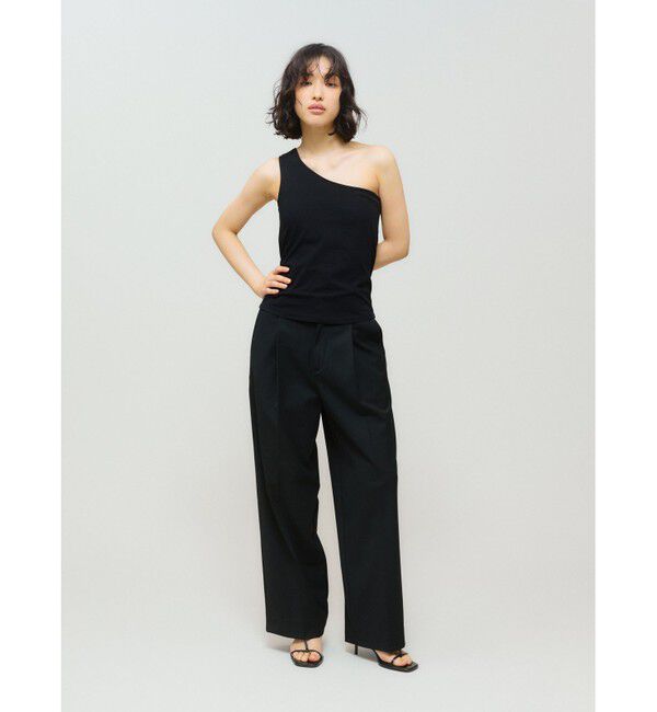 MIDIUMISOLID「MIDIUMISOLID for Ladies ストレートスラックス」|スラックス|