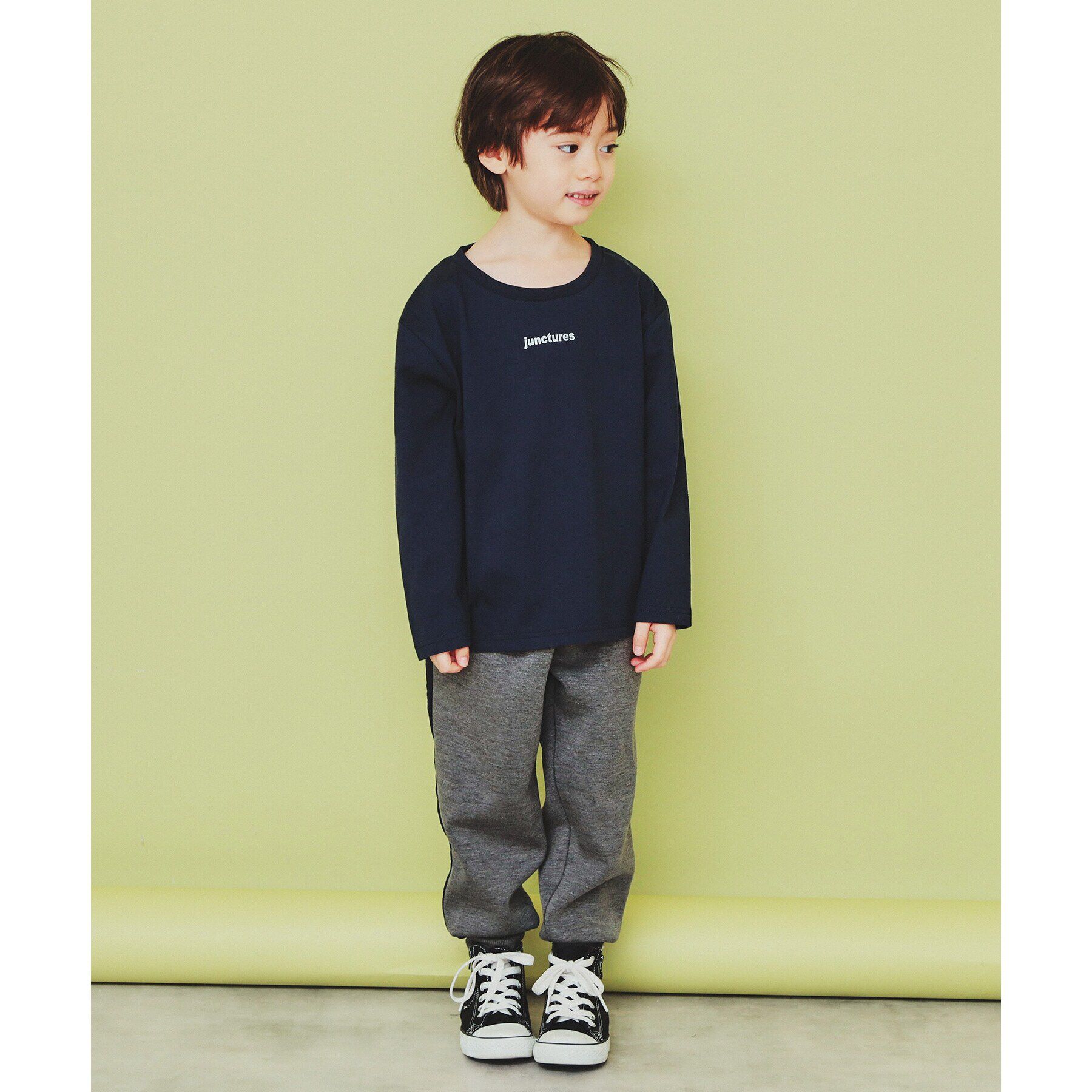 THE SHOP TK「【120－150】フォトプリント長袖Tシャツ/洗濯機OK」|Tシャツ・カットソー|